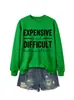Sudadera de moda casual para mujer de otoño e invierno, costosa y difícil, estación independiente de deseos de Amazon