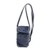Bolso de Teléfono de Mezclilla Lavada Versátil y de Moda 2026 Modelo Nuevo Simple Casual Cruzado para Viajes al Trabajo Versátil Diario Pequeño Bolso
