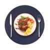Tapete de Mesa Personalizado em PP Estilo Americano Transfronteiriço Tapete para Comida Ocidental Doméstica Conjunto de 38cm Tapete de Isolamento Térmico Porta-copos Tecido Imprimível