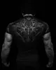 Breathedivinity Venom Inferno Secagem Rápida Manga Curta Fitness Esportes Camisa de Compressão Unissex Tendência