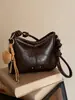 Bolso para Axila de Mujer 2026 Nuevo de Moda Otoño Retro Nicho Moda Bolso de Hombro Único Cruzado Bolso Cubo de Gran Capacidad