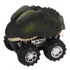 Coche de Dinosaurio con Resorte Pintado a Mano Simulación Todoterreno Mini Dinosaurio Modelo Cognitivo de Ciencia y Educación Modelo de Coche de Juguete de Dinosaurio