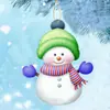 Muñeco de nieve acrílico 2D de Navidad Colgante decorativo para árbol de Navidad para espejo retrovisor de coche y mochila
