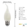 Lâmpada LED Estilo Edison E27E26 Rosca Iluminação Iluminação C35 Rabo de Puxar G45 Lâmpada de Filamento Retro Transfronteiriço