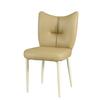 Silla de Comedor, Silla Simple con Cojín de Resorte, Silla de Hotel Cafetería de Gama Alta con Respaldo, Silla para Sala de Estar Hogar, Esponja de Alta Elasticidad