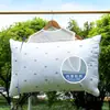 Secador de almohadas para el hogar, tendedero a prueba de viento para balcón, bolsa de red plegable multifuncional para secar almohadas y juguetes