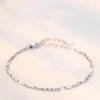 Pulseira de casal lua estrela de Möbius um par de nova corrente avançada de luxo leve presente simples para namorado namorada presente de Dia dos Namorados