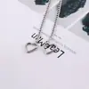 Estilo Punk Retro Europeo y Americano Gótico Collar Lazo Cubano con Forma de Corazón Collar Personalizado Simple de Corazón de Melocotón para Parejas Hombres y Mujeres