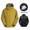 Chaqueta Ligera de Alta Calidad para Exteriores para Hombres y Mujeres, Cortavientos, Impermeable, Transpirable, Rellena de Plumas, Chaqueta Cálida para Montañismo