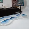 Alfombra Irregular de Musgo Tuftado Transfronteriza, Alfombrilla de Cama para Dormitorio, Alfombrilla Refrescante de Felpa para Habitación Infantil, Alfombra de Sala de Estar de Comercio Exterior