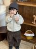 Chaqueta de Otoño e Invierno para Bebé 2026 Nuevo Estilo Coreano Ropa Infantil Conjunto de Sudadera Gruesa de Invierno para Niños
