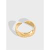 JZ057 Anel de design simples estilo ins coreano, luxo leve, padrão de diamante fino losango, prata esterlina S925, anel de prata aberto