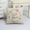 Calabaza blanca Acción de Gracias corona funda de almohada de lino moda europea y americana hogar
