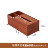 Caja de pañuelos de escritorio de nogal vintage caja de almacenamiento separada hotel caja de almacenamiento de papel suelto caja de pañuelos de madera maciza para el hogar