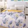 Algodão Lavado Atacado Verão Colcha de Sesta Ar Condicionado, Cor Sólida Estampada Presente Promocional Colcha de Verão, Estilo Fino Fresco e Leve