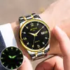 Versión Coreana Aiyishi Impermeable Totalmente Automático No Mecánico Nuevo Reloj de Negocios para Hombres 1602 Individual