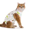 Suministro Transfronterizo de Ropa para Esterilización de Gatos, Ropa Anti-Lamido Postoperatoria, Pantalones Fisiológicos para Mascotas, Ropa Delgada Transpirable para Gatas en Destete Venta al por Mayor