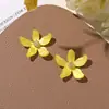 Sistema de Color Macarrón Dopamina Primavera y Verano Gardenia DIY Pequeños Muchos Pendientes Llamativos de Dopamina Accesorios para el Cabello Flores para Zapatos Accesorios