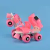 Patines infantiles patines de ruedas patines de doble fila zapatos heywalk patines ajustables patines de cuatro ruedas para principiantes patines para bebé