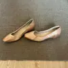 Versión de piel de oveja~Estilo literario retro tacón oculto cuero genuino escote bajo zapatos individuales de mujer punta cuadrada simple versátiles para el trabajo