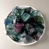 Atacado do fabricante pedras brutas de fluorita verde natural, fluorita azul grande, fluorita colorida, pedras para aromaterapia, pedras difusoras, pedras decorativas para aquário
