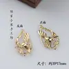 Acessórios DIY Feitos à Mão Liga de Liga de Cobre Eletroforese Conserva Cor Grampo de Cabelo Antigo Etiqueta de Joia Flor Porosa Conexão de Franja