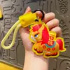 Chaveiro Boneca Pingente Pônei de Couro Chaveiro Desenho Animado Ornamento Ano do Cavalo Pequeno Presente Mercadoria de Banca Venda por Atacado