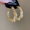 Pendientes de Perla y Circonita Simples y Únicos, Pendientes de Aro Redondos de Moda para Damas, Pendientes de Moda de Lujo Ligero de Nicho al por Mayor