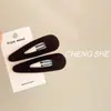 Pinza para el pelo de terciopelo colorida casual con forma de gota de agua para mujer 2025 Nuevo Elegante Pinza para flequillo de pelo roto en la frente Pinza lateral Pinza BB