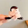 Accesorios para el Cabello Corto durante la Fase Incómoda: Pinzas para el Cabello, Pinzas de Garra Pequeñas para Peinados Semi-Recogidos, Pinzas para Cabello Corto de Permanente y Adornos para el Cabello