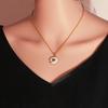 Collar de Proyección Margarita Pequeña Te Amo en 100 Idiomas Colgante de Girasol Nuevo Transfronterizo Mujer Venta al por Mayor