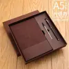 2026 Set de Regalo Caja de Cuaderno A5 Cuaderno de Cuero Suave Cuaderno de Trabajo Bloc de Notas Logo Personalizable Caja de Regalo Empresarial