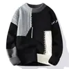 Suéter polar para hombre transfronterizo estilo japonés 2026 invierno, suéter de punto nuevo, camiseta básica para hombre joven estilo coreano