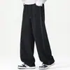 Pantalones deportivos largos de estilo americano con hoja curva para hombre, novedad de otoño 2026, modernos, corte holgado, cómodos, amigables con la piel, duraderos y casuales