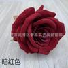 Simulación de boda cabeza de flor de rosa de franela ramillete rojo adornos para sesión de fotos de boda en casa adornos de flores flores artificiales transfronterizas venta al por mayor