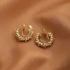 Pendientes de Aro Plano Mobius, Estilo Europeo y Americano, Personalidad Exagerada, Pendientes Grandes, Diseño Único, Accesorios para Orejas para Rostros Cuadrados y Redondos