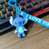 Llavero de Silicona de Mickey de Dibujos Animados, Lindo Llavero para Llaves de Coche y Colgante para Bolsos, Suministro para Puesto de Tienda de 2 Yuan, Regalo
