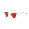 Óculos de sol punk steam personalizados GLAZZY novos, europeus e americanos, com personalidade, pequenos óculos triangulares de metal
