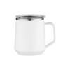 Taza Estilo Nórdico Ins Simple Taza Termo de Oficina con Tapa y Asa Acero Inoxidable 304 Taza de Café de Acero Inoxidable