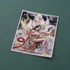 Pintura Thangka Dorada Pintada a Mano de los Cinco Budas, Buda de la Riqueza Amarillo, Tara Verde, Mahakala y Núcleo de Pintura Thangka del Nacimiento de Buda sobre Lienzo Especial