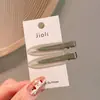 Pinzas para el pelo estrechas sin costuras de colores macarrón a la moda estilo coreano para peinado de maquillaje, pinzas para el pelo versátiles y elegantes