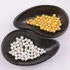 Cuentas de Arena Flash de Cobre Puro Cuentas Esmeriladas Material para Accesorios de Joyería DIY Pendientes Hechos a Mano Accesorios para el Cabello Tocado Colgante de Borla de Cuenta