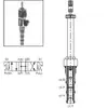 Válvula Solenoide de Cartucho Hidráulico Parker - Tipo Válvula de Corredera de Cuatro Vías y Tres Posiciones (Posición Neutra Tipo H) Serie Dsh12559