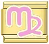 Novo Modelo de Pulseira de Módulos com 12 Signos do Zodíaco, Aço Inoxidável Italiano, Padrão Dourado por Galvanoplastia com Gotejamento de Óleo, Acessório de Pulseira Personalizado DIY Grátis