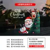 Decoraciones de Año Nuevo 2027 Transfronterizas Pegatinas Navideñas para Ventanas Decoraciones de Vidrio Pegatinas de Atmósfera para Eventos en Centros Comerciales Calcomanías para Ventanas