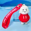 Figuritas de llavero de goma blanda de anime de dibujos animados, colgantes para mochila, accesorios para bolsos, pequeños adornos, al por mayor en stock para tiendas