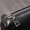 Nueva Bolsa de Mano de Cuero Genuino para Hombre de la Fábrica Luojia Billetera Larga de Cuero Suave para Mujer Bolso de Teléfono Móvil de Piel de Vaca Simple de Moda