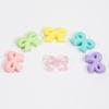 Moño Acrílico Escarchado con Brillo Fino Cuentas con Agujero Pasante Cadena para Teléfono Móvil Llavero DIY Joyería Pequeños Accesorios Colgante Mayoreo