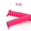 Cordones de primavera sin cordones suministros de ocio perezoso cordones elásticos sin cordones cordones redondos sin cordones cordones deportivos venta al por mayor de fábrica
