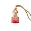 Tapa de Cinco Líneas Colorida Cilíndrica Diamante Piña Botella Vacía 8ml Perfume Aromaterapia Aceite Esencial Colgante de Coche Wang Cong Aromaterapia de Interior